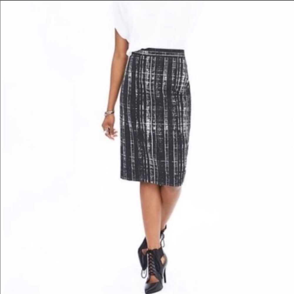 NWT BR Sloan printed pencil skirt size 10
